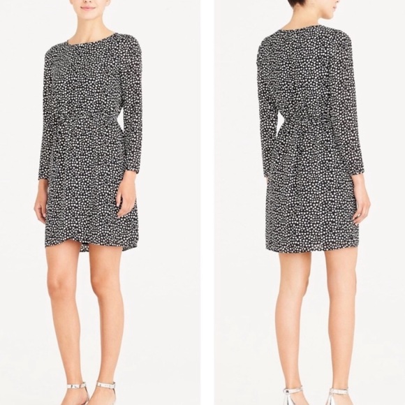 NWT J.Crew Factory Printed tulip hem dress - Picture 3 of 6